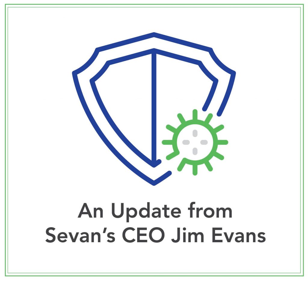 2020 COVID 19 An Update From Sevan CEO Website Graphic