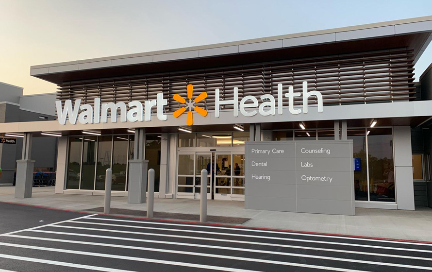 Walmart Health as Example of Retail Construction Services