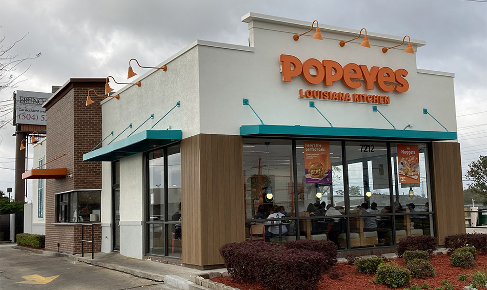 Popeyes Example of Retail Construction Services